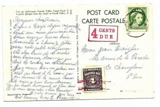 Commercial Post Card With Sc 338,  With A 4¢ Postage Due Stamp photo