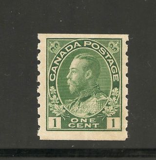 King George V Admiral Coil 1 Cent Perf.  8 Vert.  125 Nh photo