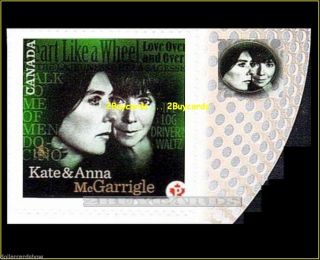 Canada 2011 Canadian Kate & Anna Mcgarrigle Artist Face 85 Cent ' P ' Stamp photo