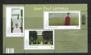 Canada 2004 Jean Paul Lemieux/painter Ss - - Attractive Art Topical (2068) photo