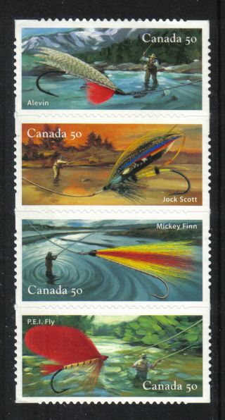 Canada 2005 Fishing Flies Bklt Pane - - Attractive Sports/art Topical (2088) photo
