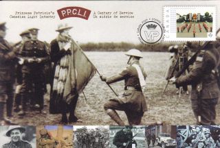 2014 Canada 100th Anniversary Ppcli Regiment Envelope photo