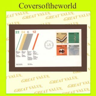 Canada 1972 Sciences P.  O.  First Day Cover photo