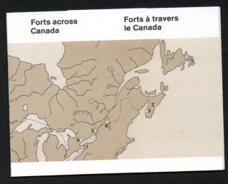 Canada Bk87 (1059a) Complete Booklet - Forts (1985) photo