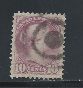 Small Queen Issue 10 Cents Deep Rose Lilac 40b photo