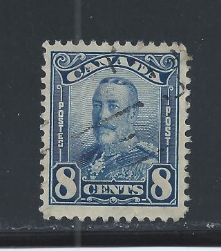 King George V Scroll 8 Cents Blue 154 Fine photo