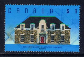 Canada 1181iv (2) 1992 $1.  00 Runnymede Library Plate 2 Cv$2.  00 photo