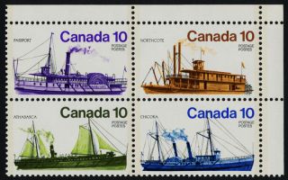 Canada 702ii Tr Block Ships photo