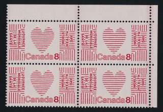 Canada 560ii Tr Block Heart,  World Health Day photo