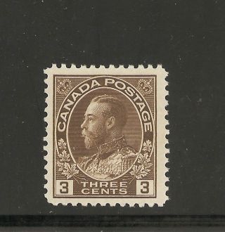 King George V Admiral Issue 3 Cents 108 Nh +fine photo