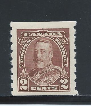 King George V Pictorial 2 Cents Coil Single 229 Nh photo
