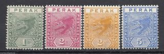 Malaya Perak 1892 - 95 Tiger Mlh photo