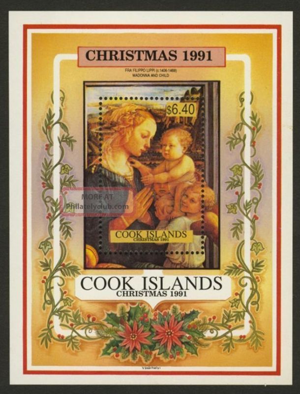 Cook Islands 1054 Christmas,  Art British Colonies & Territories photo