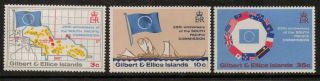 Gilbert & Ellice Is.  Sg196/8 1972 South Pacific Commission photo