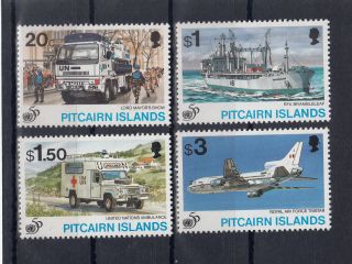 4007) Pitcairn Sg 483/486 / 50 Years Un / 50 Années Uno // 50 Jahre Uno photo