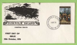 Norfolk Island 1970 Christmas Issue First Day Cover photo