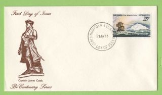 Norfolk Island 1973 Crossing The Antarctic Circle First Day Cover photo