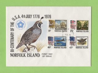 Norfolk Island 1976 Bicent Of American Revolution First Day Cover photo