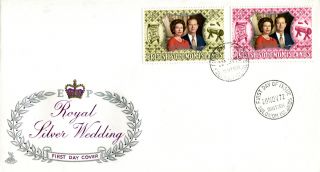 British Solomon Islands 1972 Royal Silver Wedding Mercury First Day Cover photo