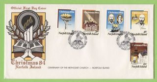 Norfolk Island 1984 Centenary Of The Methodist Church Christmas First Day Cover photo