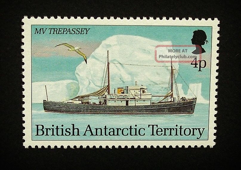 British Antarctic Territory Qeii 4p Stamp C1993 Mv Trepassey,  Ship,  Um,  A910 British Colonies & Territories photo