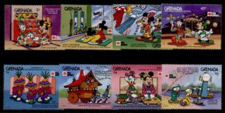 Grenada 1961 - 71 Disney,  Philanippon,  Mickey Mouse photo