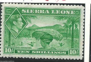 Sierre Leone - 1938 - Sg199 - Cv £ 28.  00 - Mounted photo