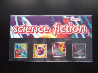 1995 Science Fiction Hg Wells Royal Mail Presentation Pack 258 photo