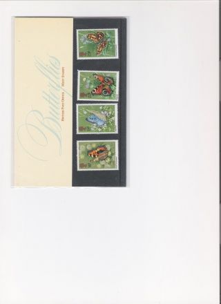 1981 Royal Mail Presentation Pack Butterflies photo