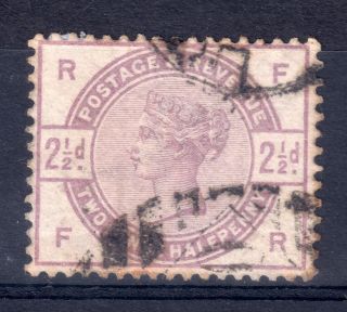 Town/village Cancel.  On Qv Stamp - (1883) 2.  5d Lilac.  London Duplex Cancel photo