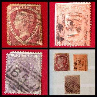 Gb Qv Three Stamp Section 3d,  4d & 6d As Per Scans photo
