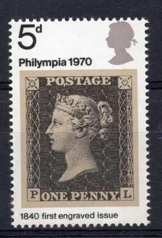 Gb = Listed Variety,  1970 4d Phylimpia.  Sg Spec.  W195d.  R5/6. photo