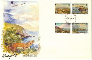 Isle Of Man 1986 Europa Unaddressed First Day Cover Ref:cw141 photo