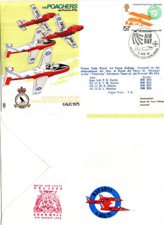1975 Jet Provost At The International Air Day St Mawgan Commemorative Cover photo