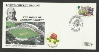 Gb 1994 Summertime Lord ' S Cricket Ground Fdc Lancashire Pictorial Postmark photo