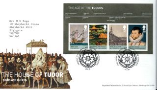 2009 Age Of Tudor M - Sheet Edinburgh Hand Stamp Item See Scan photo