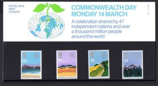 1983 Commonwealth Day Presentation Pack Sg 1211 - 1214 photo