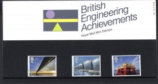 1983 British Engineering Presentation Pack Sg 1215 - 1217 photo