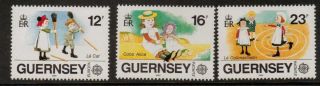 Guernsey Sg451/3 1989 Europa photo