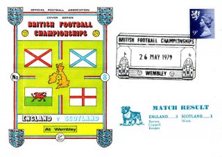 26 May 1979 England 3 Scotland 1 Home Champs Commemorative Cover photo