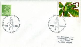 14 September 1993 Autumn First Day Cover National Postal Museum Shs (a) photo