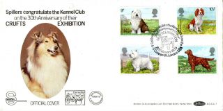 7 February 1979 Dogs Benham Bocs 7 Carried First Day Cover Crufts London Shs photo