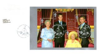 4 August 2000 Queen Mother 100th Birthday Miniature Sheet Rm First Day Cover photo
