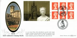 29 January 2001 Queen Victoria Label Pane Cyl Benham D 370 Fdc East Cowes Shs photo