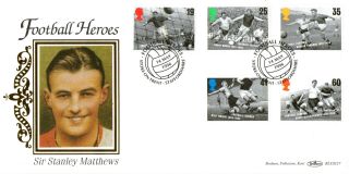 14 May 1996 Football Legends Benham Blcs 117 First Day Cover Stoke On Trent Shs photo