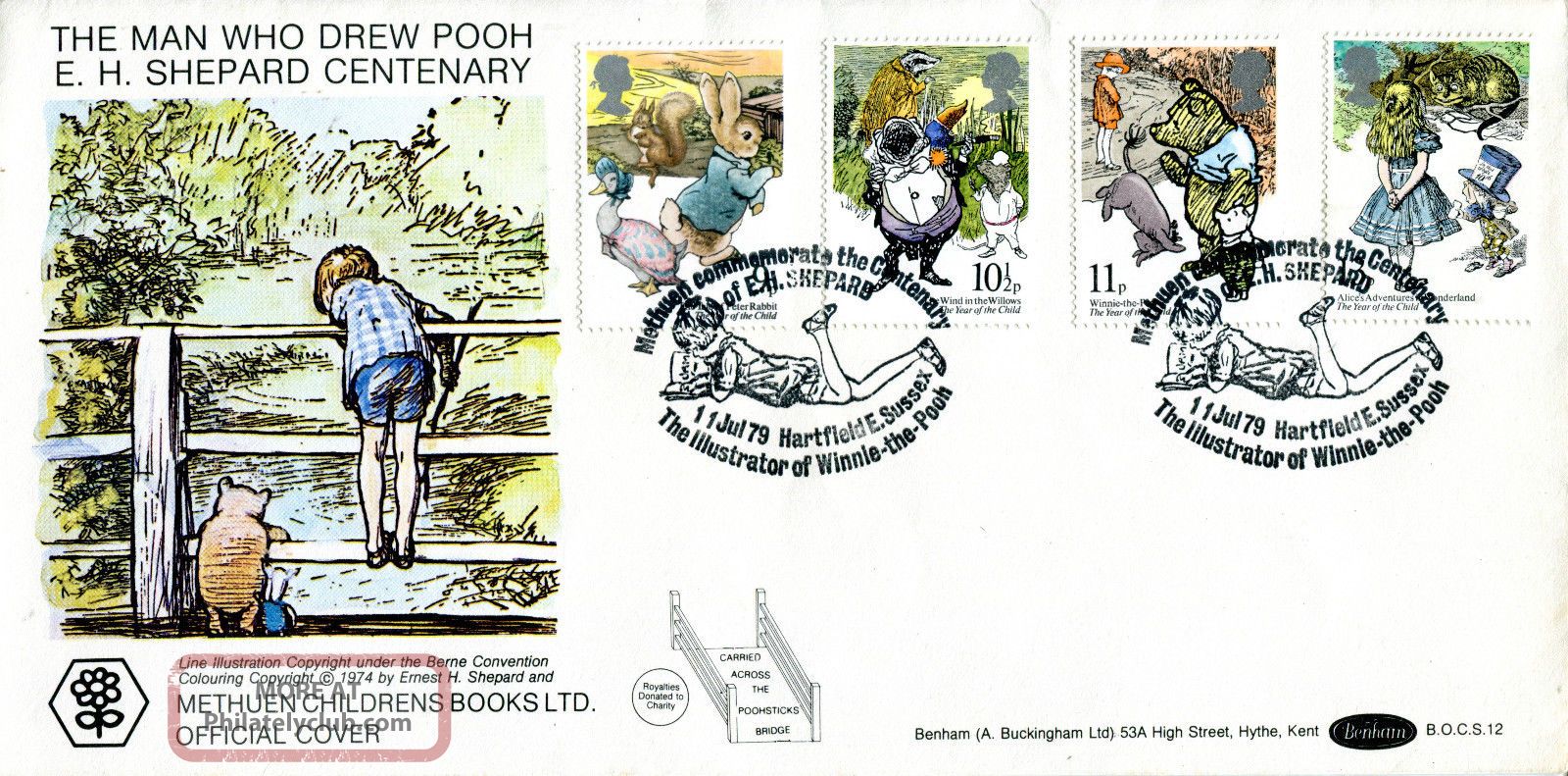 11 July 1979 International Year Of The Child Benham Bocs12 Fdc Hartfield Shs Topical Stamps photo