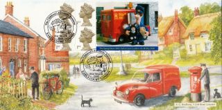 (26909) Gb Fdc Bradbury Postman Pat Booklet Pane - Earls Court 21 March 2000 photo
