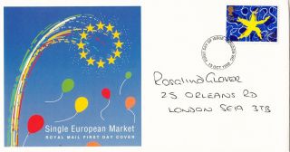 (26367) Gb Fdc Single European Market - London Wc 13 October 1992 photo