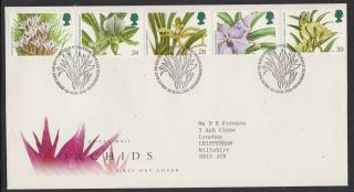 1993 World Orchid Conference Sg1659 - 63 Fdc First Day Cover photo