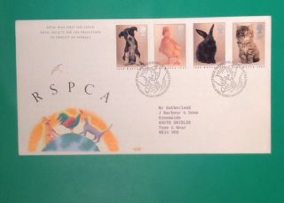 First Day Cover - 150 Years Of The Rspca photo